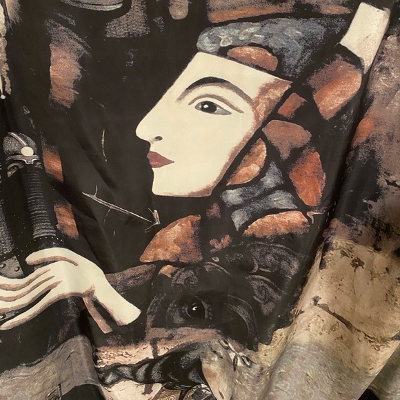 **LIKE NEW** Aztec Printed Bomber Jacket. Fits Size M. - Picture 4 of 4